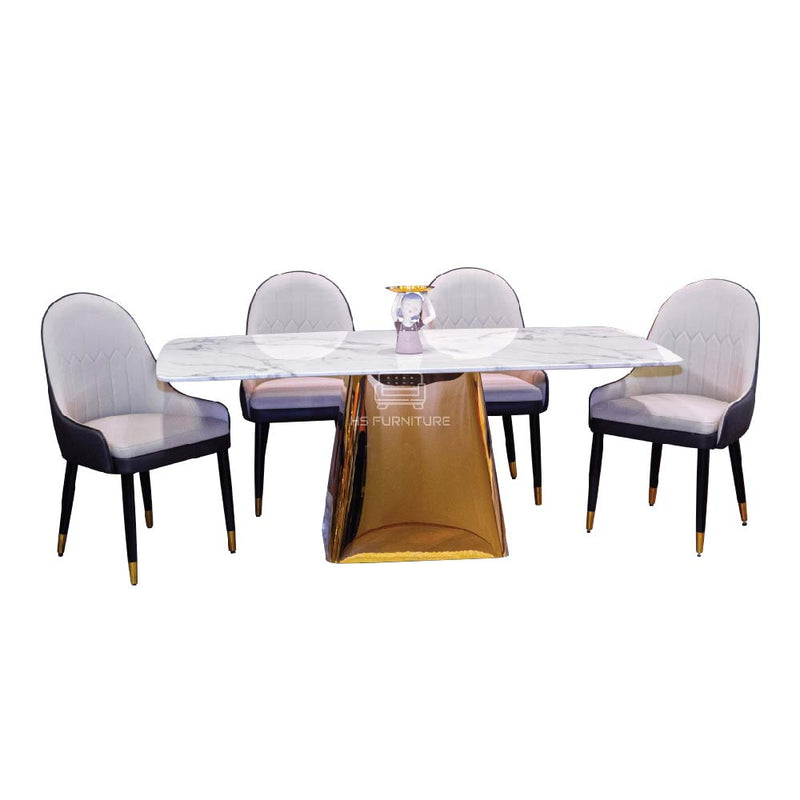 ชุดโต๊ะอาหารหินอ่อน กาตัน II / Gatan Dining Set II