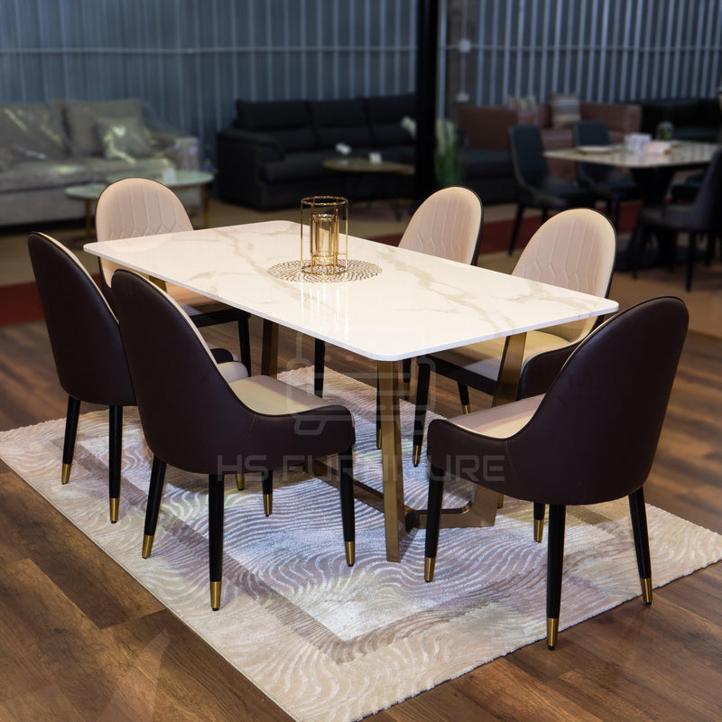 ชุดโต๊ะอาหาร 6 ที่นั่ง มิลาด้า / Milada  Dining Set - HS Furniture Mall